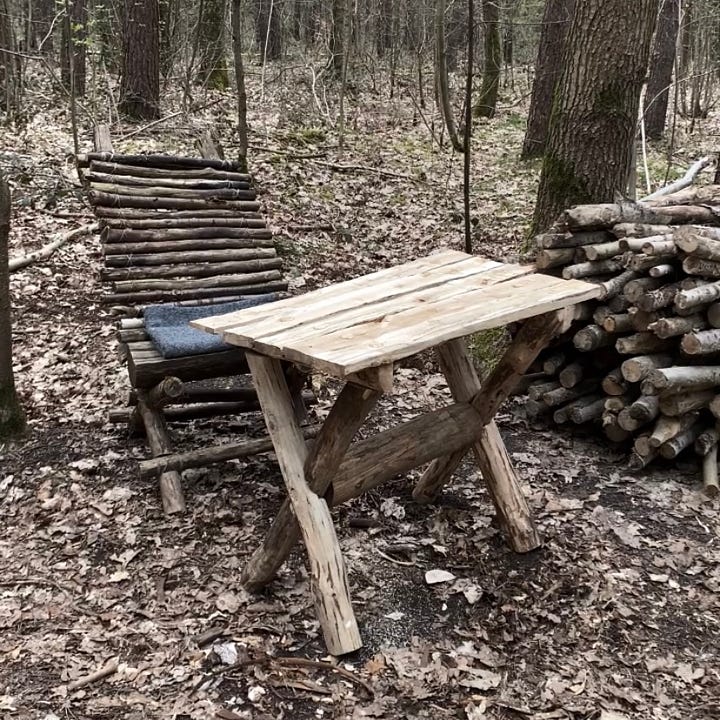 How to Build a Bushcraft Bench 