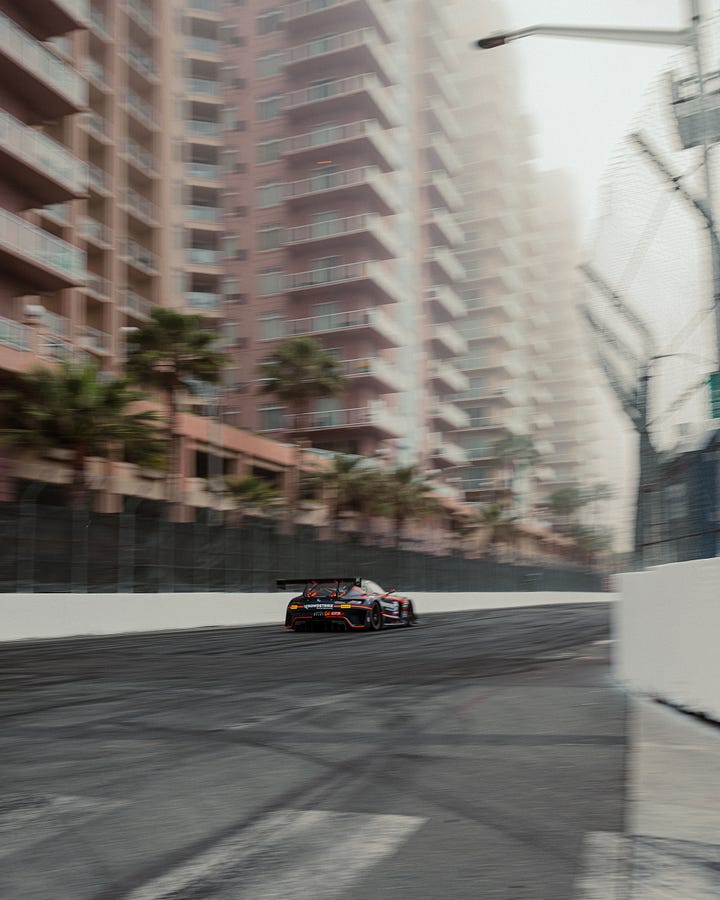 Images from the Acura Grand Prix of Long Beach including IMSA and IndyCar in 2025. Photos by Walter Fulbright for Carrara Media and the Race Day newsletter.