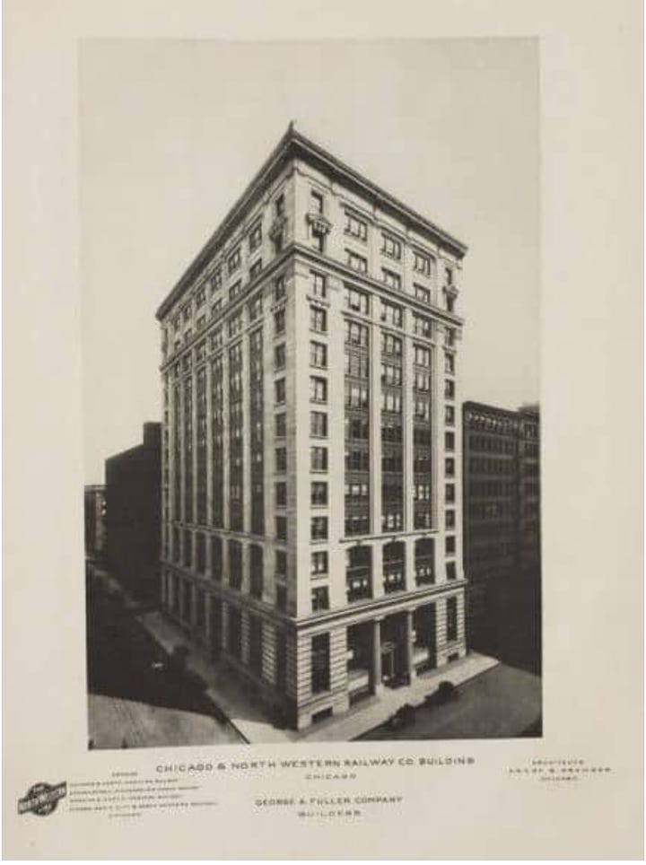 Upper left, PwC on Madison and Wacker  Upper Right, 30 N. Lasalle, twice, for CINB and for Jefferson Wells.  Bottom Left, 231 S. Lasalle CINB, and Bottom Right 226 W. Jackson CINB