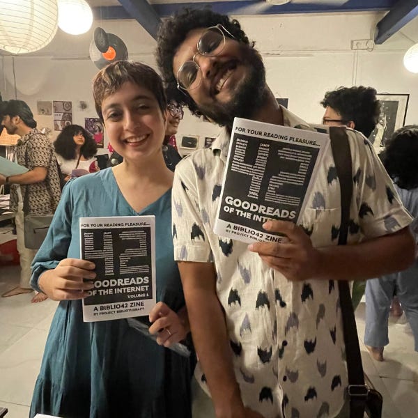 Readers of 42 with our zine