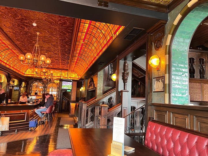 The newly-renovated interior at JR Mahon's pub