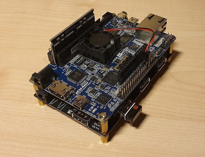 MiSTer FPGA DE10-Nano board + USB-hub board