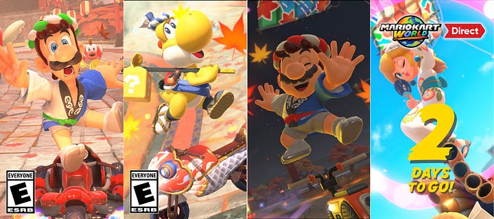 Mario Kart World screenshots