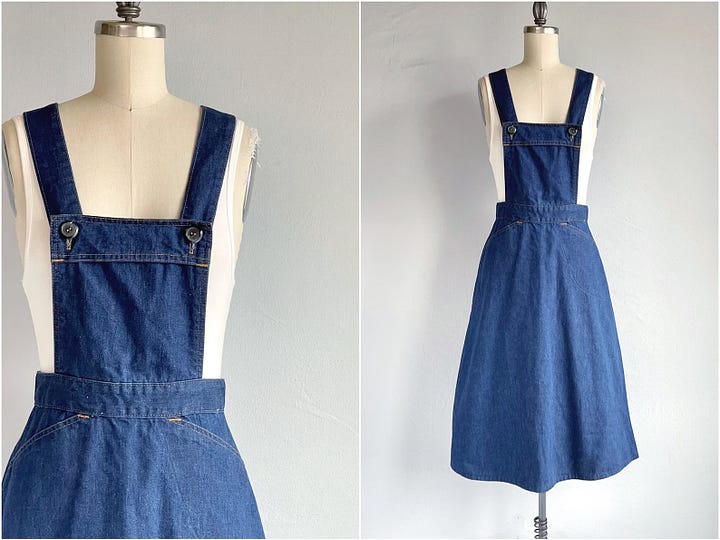 Gail 'Must Have' Denim Pinafore - Holly & Co