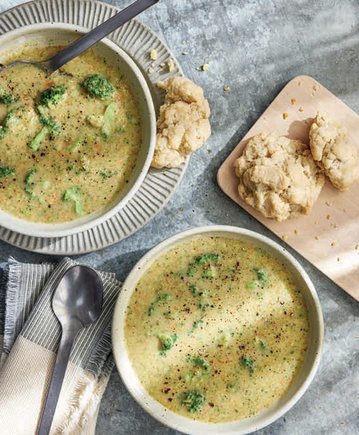 dairy free and gluten free soup collage