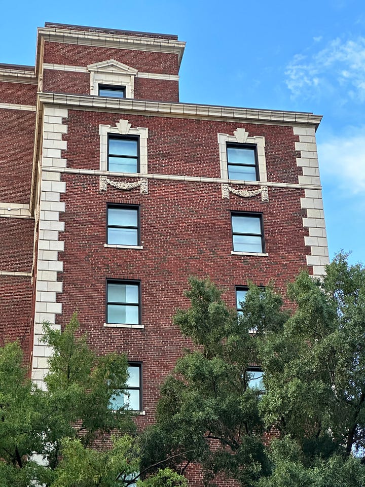 Exterior and interior of The Read House Hotel in Chattanooga