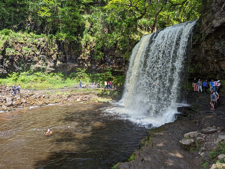 waterfalls of the brecon beacons