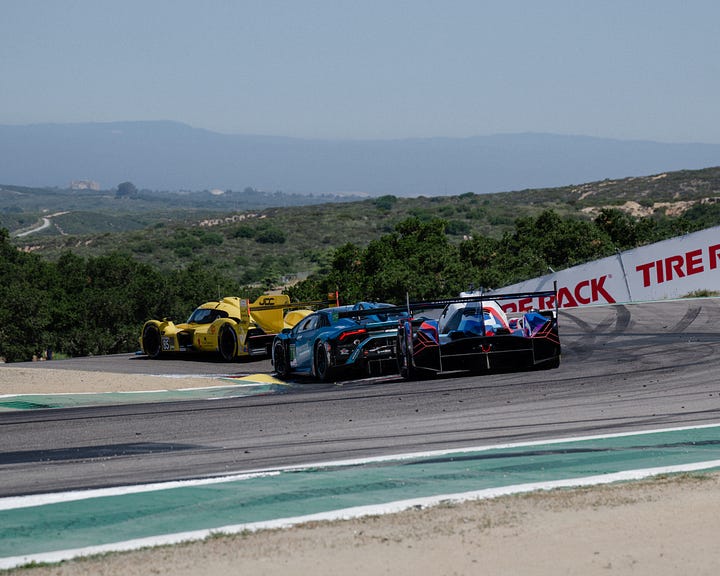 BMW M Team RLL captures pole position ahead of the IMSA Monterey round at Laguna Seca in May 2025. Photos by Walter Fulbright.