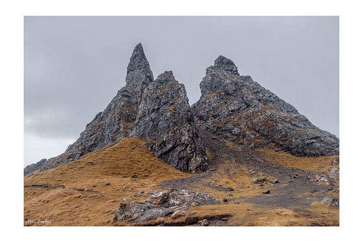 Old Man of Storr basalt columns