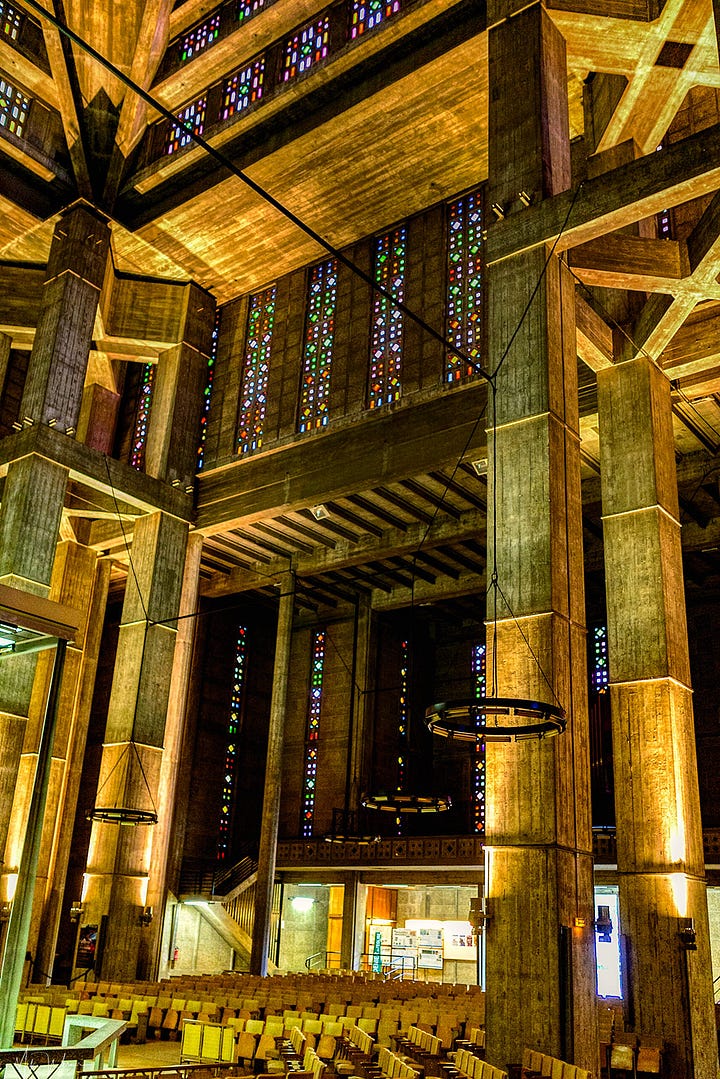 Some views of the inside of the church