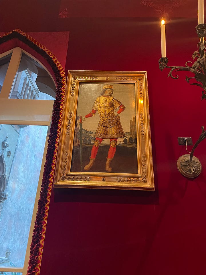 Photo excerpts of my time spent in the Titian & Raphael Rooms within the Gardner Museum