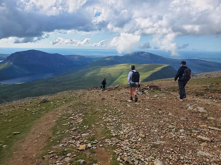 guided hike up snowdon