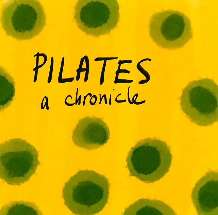 Cartoon about being bad at pilates