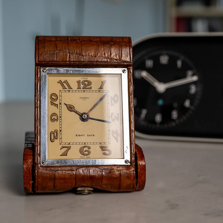 Vintage Jaeger-LeCoultre alarm clocks