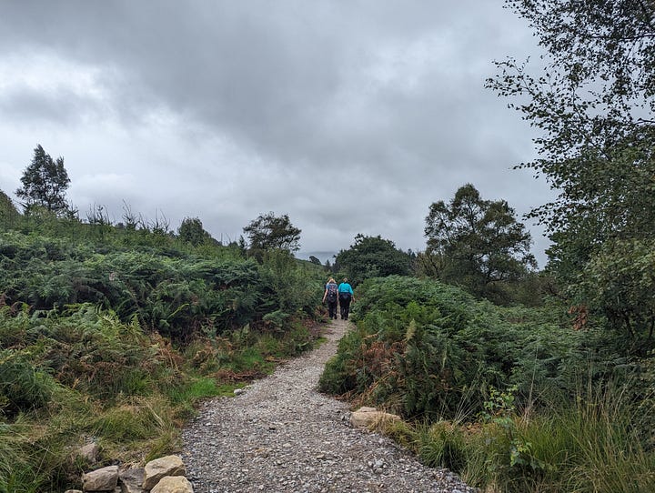 Guided walk at the brecon beacons waterfalls area Pontneddfechan and Ystradfellte