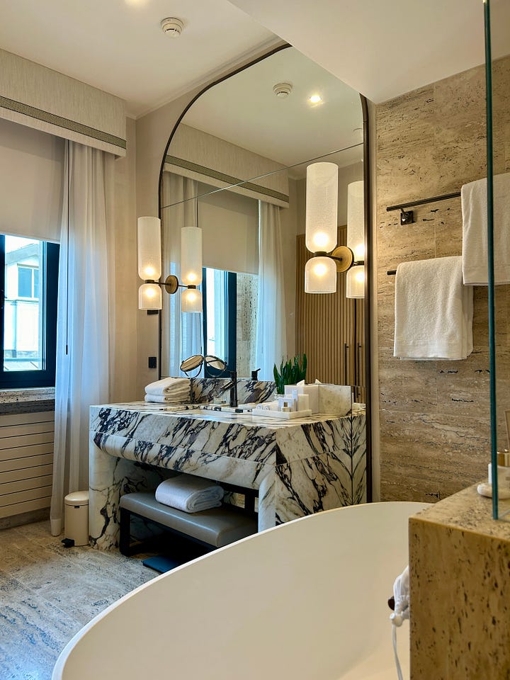 Park Hyatt Milano King Room bathroom