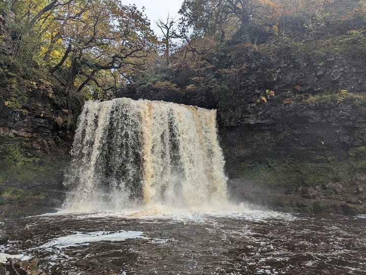 guided waterfall walk brecon beacons