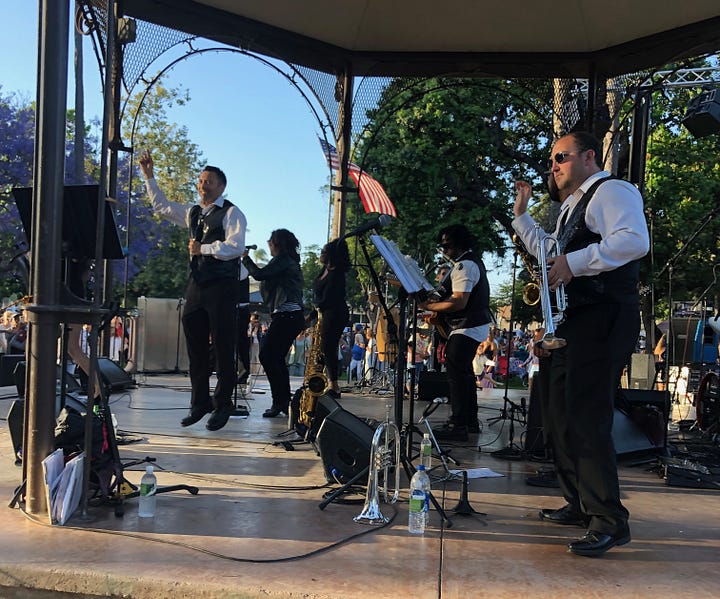 In concert Community came together to build Spreckels Park gazebo