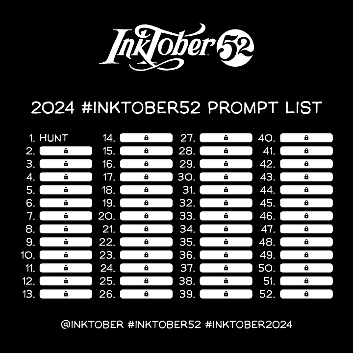 Start Fresh With Inktober52 2024! The Inktober Newsletter