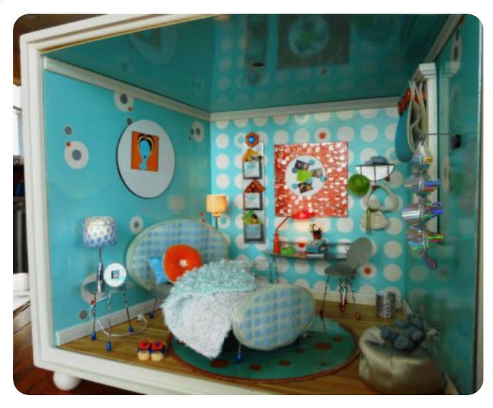 American girl miniature rooms discount