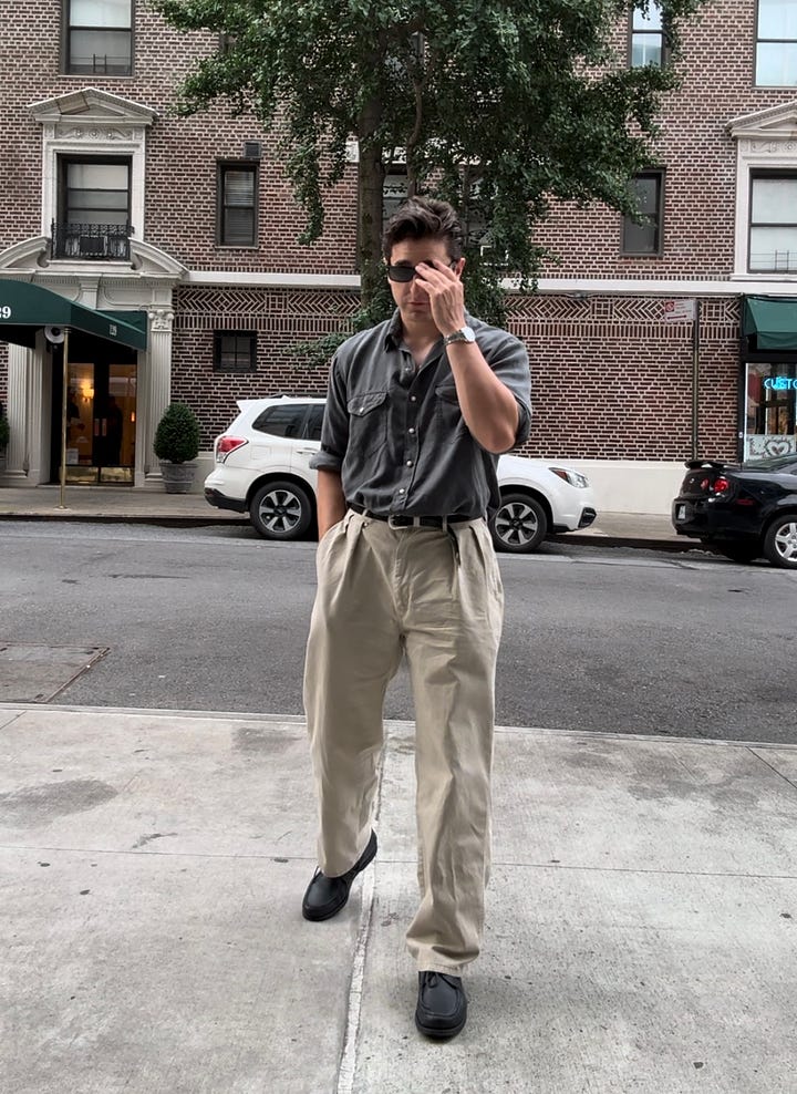 Polo pleated chinos hot sale