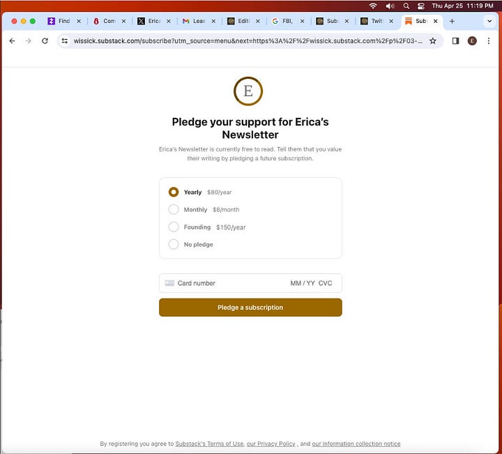 May 2024 by Erica Wissick Erica’s Newsletter