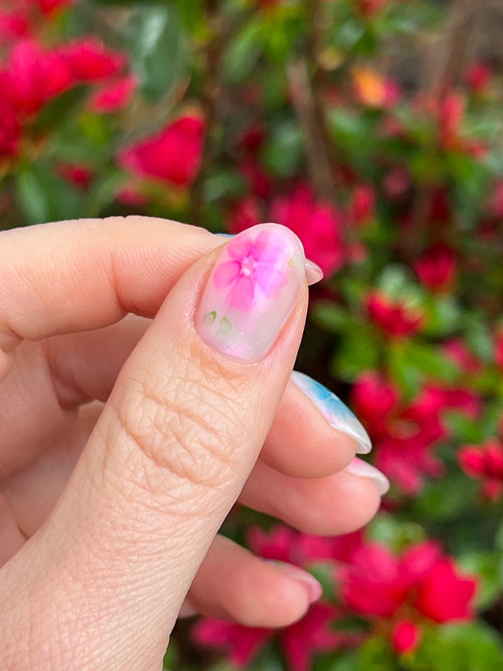 Bleeding Ink Flowers! – karanailedit