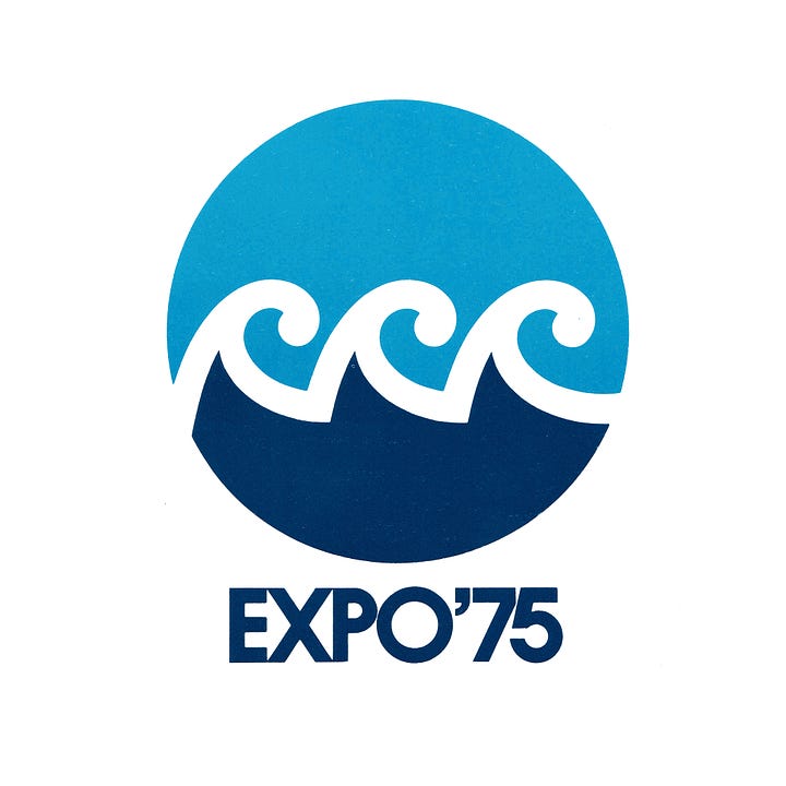 The fascinating story of the Expo '75 logo – Logo Histories