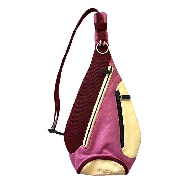 90s~00s miu miu archive one shoulder bag