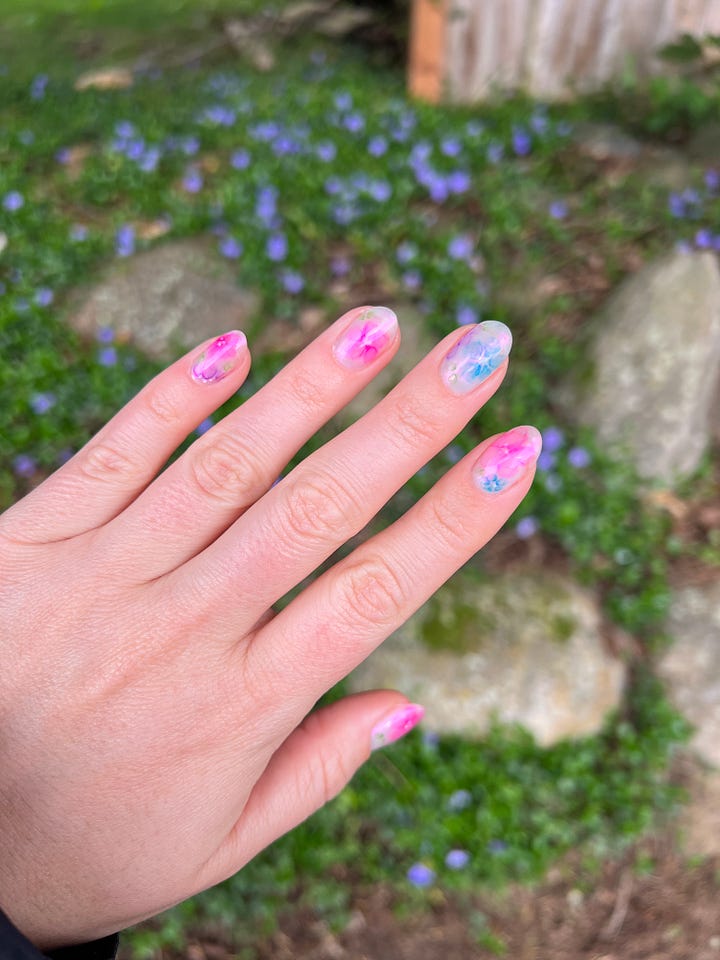 Bleeding Ink Flowers! – karanailedit