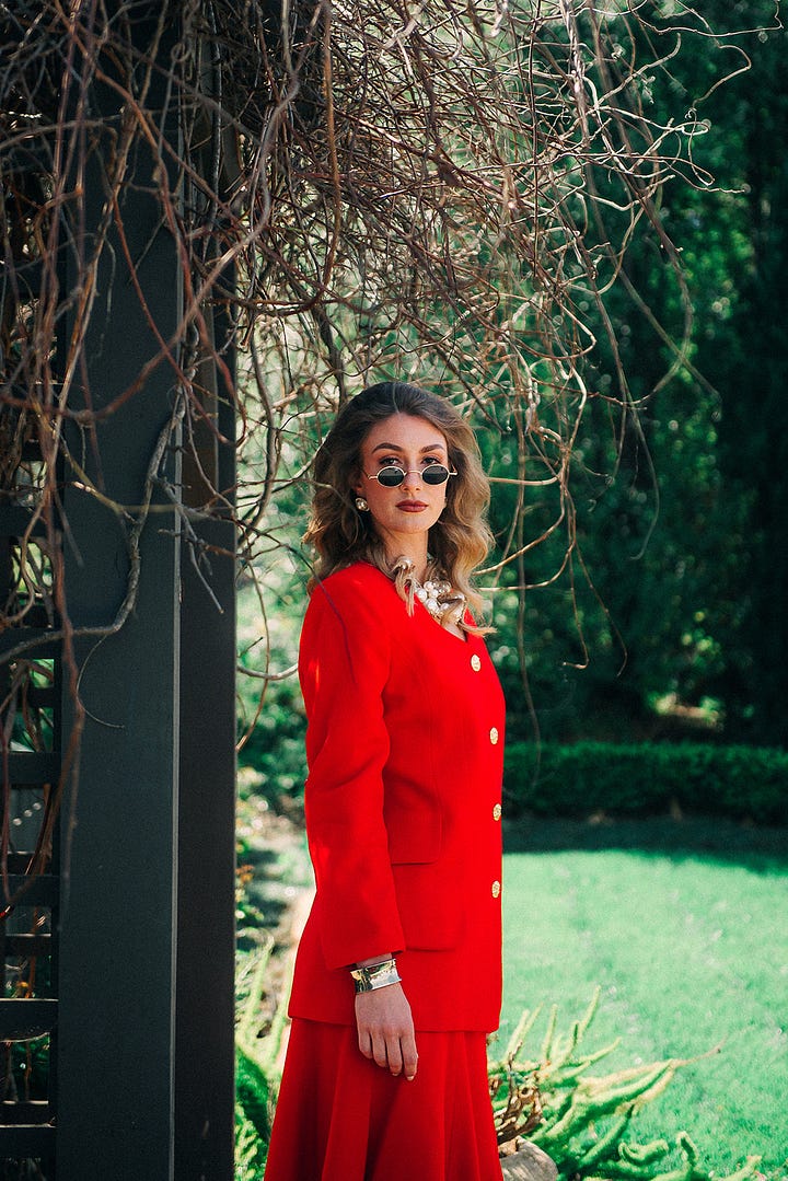 Vintage Finds: 1980s I. Magnin Skirt Suit