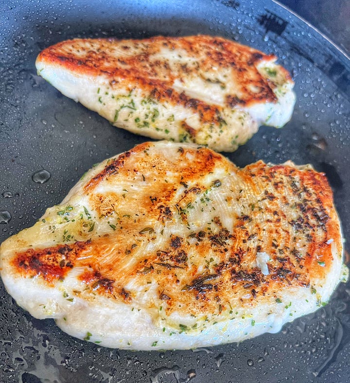 Perfectly Cooked Chicken Breasts - by andrew gruel