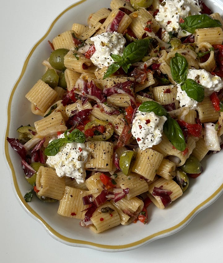 girl, MORE pasta salad?! - by katie - the sunday stack