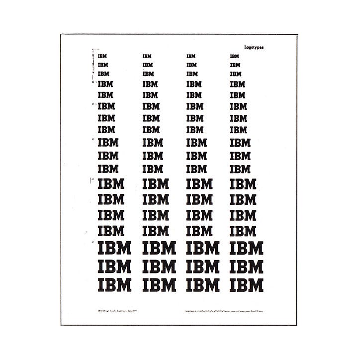 IBM 8Bar LogoThe Difference Between The Negative Positive, 45 OFF