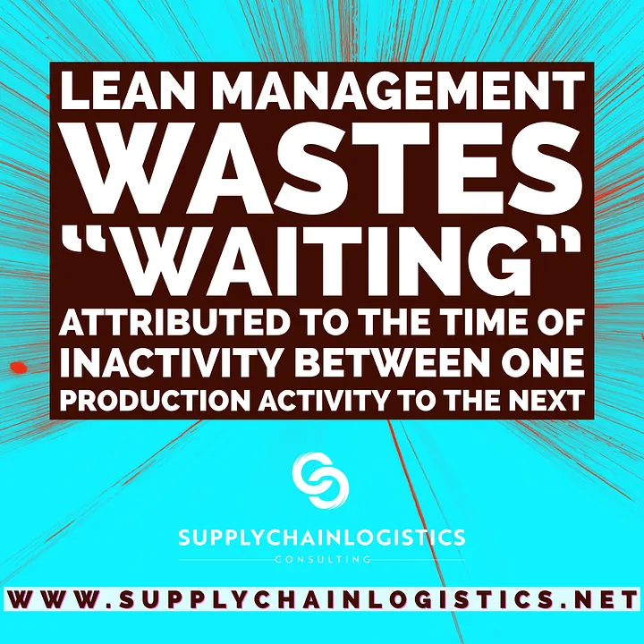 Lean Manufacturing: The 7 Wastes (Infographics by S&Co., Supply Chain Logistics Consulting Inc)