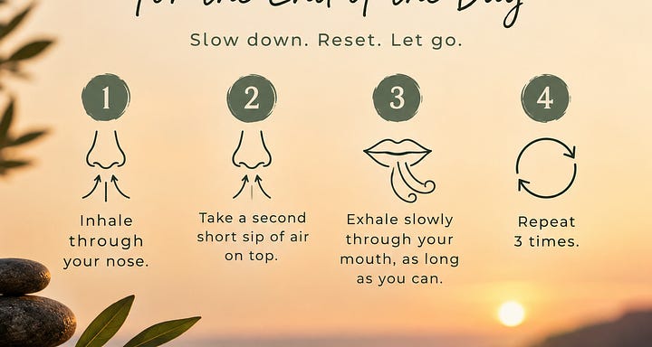 One breath pattern for the end of the day