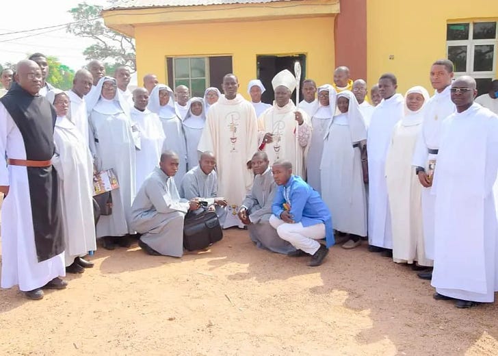 Benedictine monks, sisters, and local clergy gather at Eruku Monastery in 2021. Credit: Eruku Monastery / Facebook.