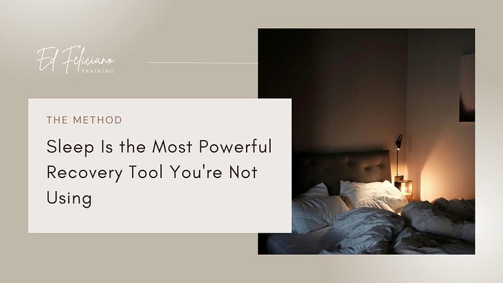 Sleep Is the Most Powerful Recovery Tool You're Not Using