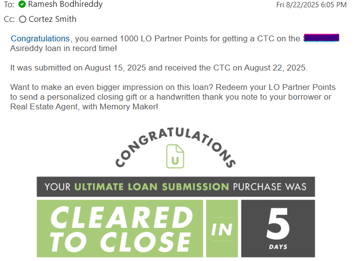 Fast closing example 2