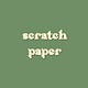 scratch paper