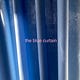 the blue curtain