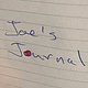 Joe's Journal