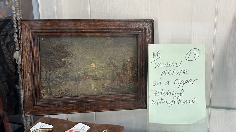 A Moonlight Pether, An Engraving & An Artist’s Poverty