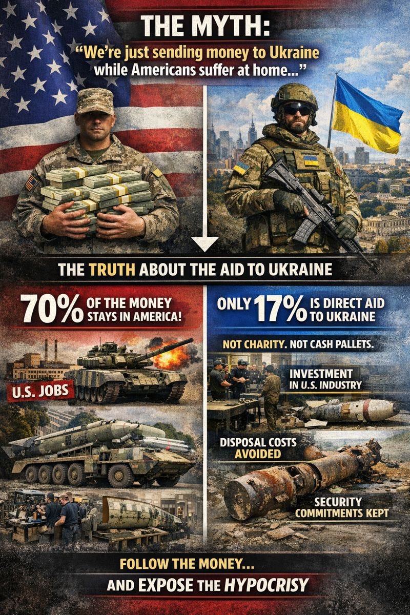 The $174 Billion Lie: How Ukraine Aid Actually Works