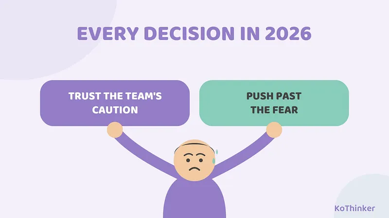 ⚖️ Trust your people. But notice when fear is doing the talking.