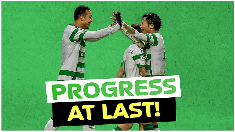 Champions League Progress At Last