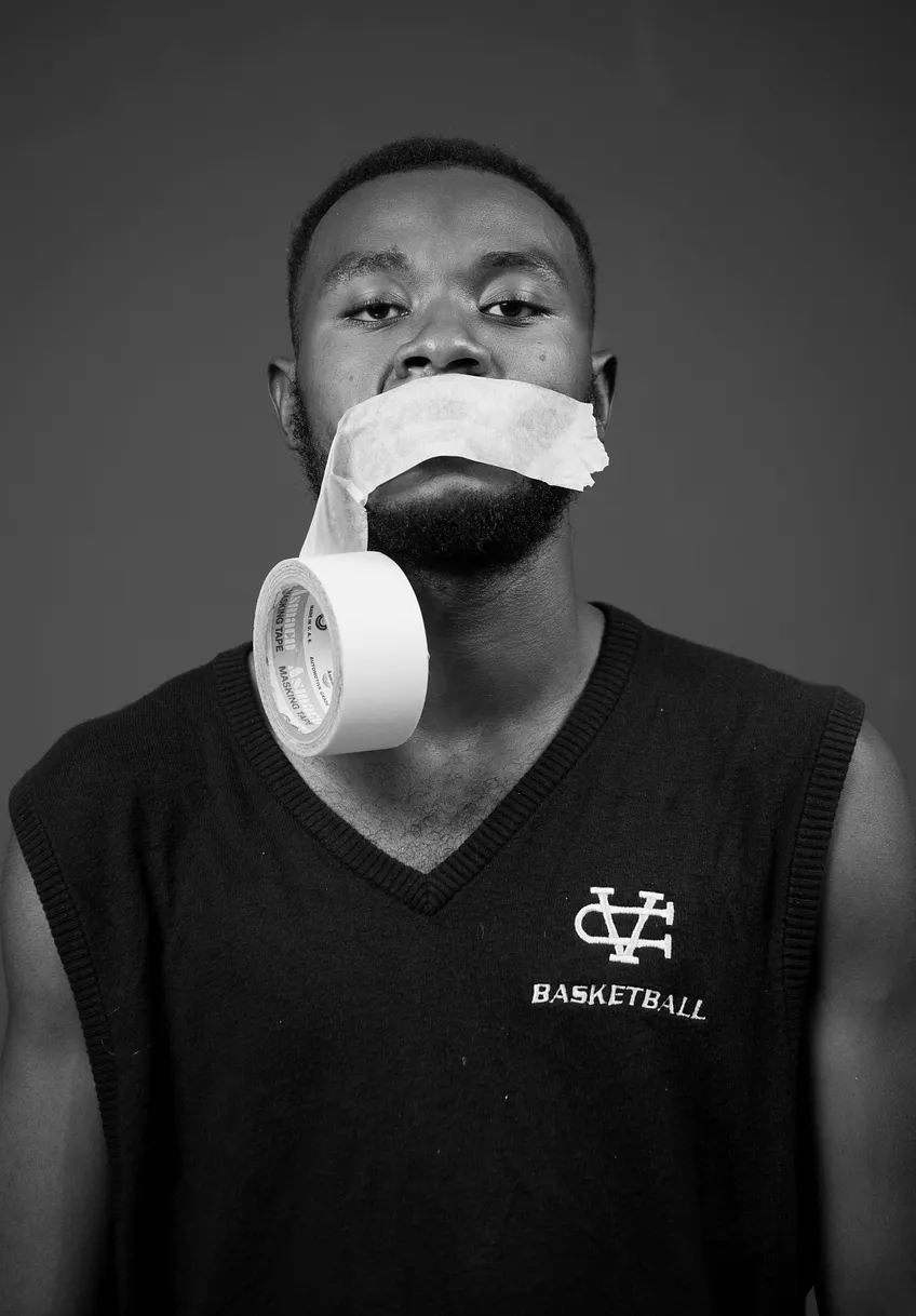 Cover image for “Men stay silent” by Melissa Louise