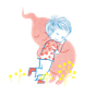 An illustrated letter