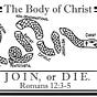 The Body of Christ: Join or Die.