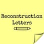 Reconstruction Letters